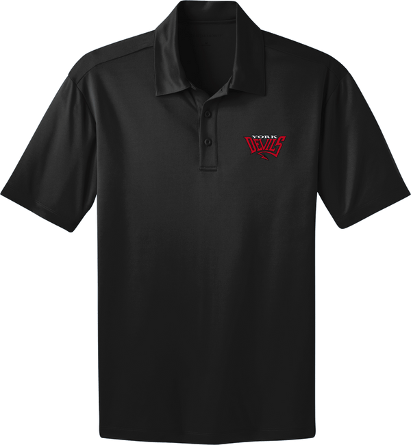 York Devils Adult Silk Touch Performance Polo