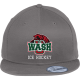 Wash U New Era Flat Bill Snapback Cap