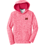 Team Maryland Youth PosiCharge Electric Heather Fleece Hooded Pullover