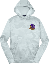 Youngstown Phantoms Youth Sport-Wick CamoHex Fleece Hooded Pullover